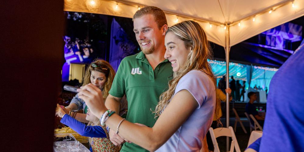 Attendees smiling at Future Fest